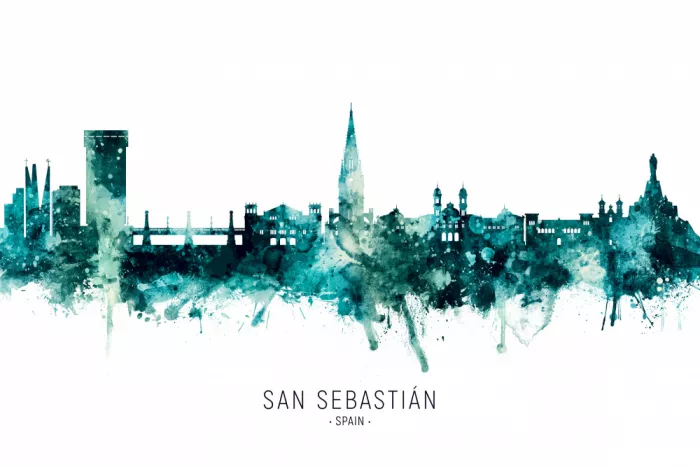 Tompsett, Michael: Skyline de San Sebastián Espagne