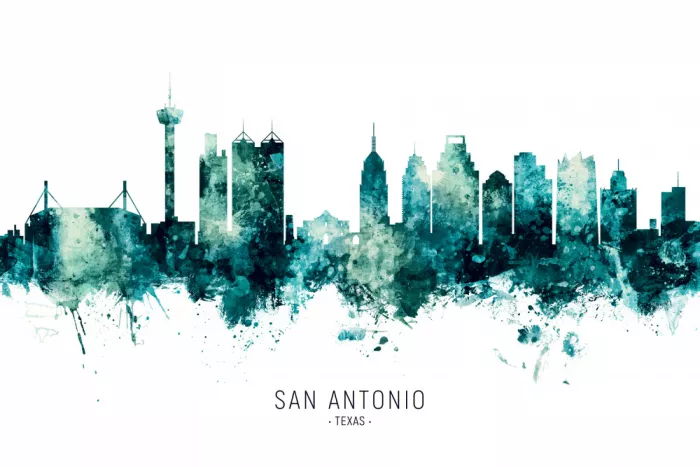 Tompsett, Michael: San Antonio Texas Skyline