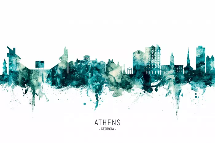 Tompsett, Michael: Athens Georgia Skyline