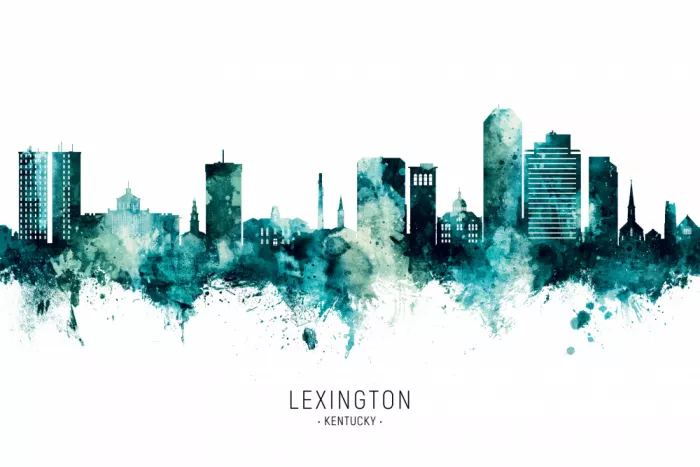 Tompsett, Michael: Skyline von Lexington, Kentucky