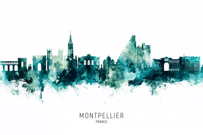 Tompsett, Michael: Skyline de Montpellier France