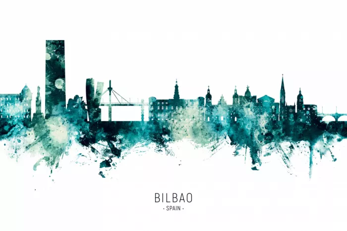 Tompsett, Michael: Skyline de Bilbao Espagne