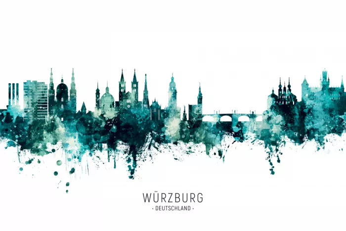 Tompsett, Michael: Würzburger Skyline, Deutschland