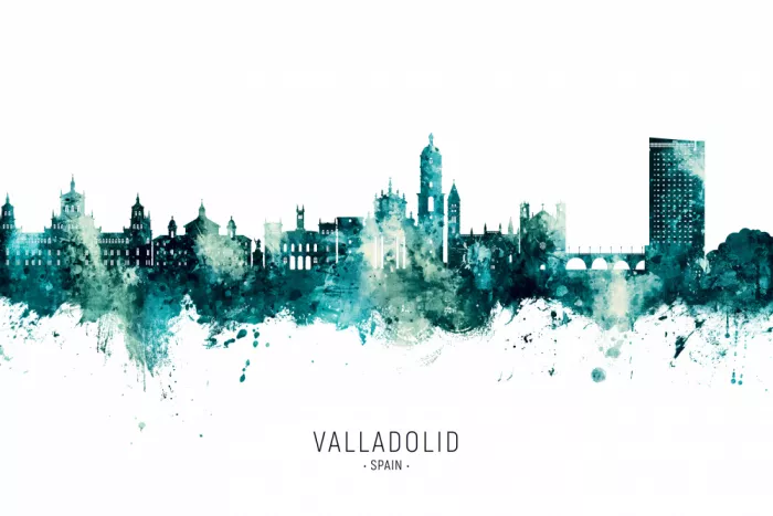 Tompsett, Michael: Skyline von Valladolid, Spanien