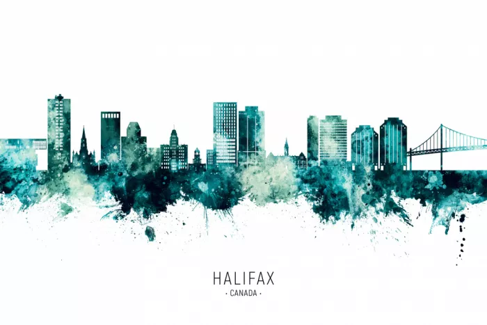 Tompsett, Michael: Panorama de Halifax, Canada