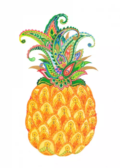 Brent, Isabelle: Ananas Paisley