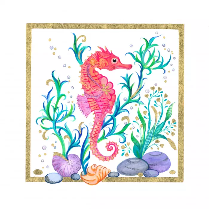 Brent, Isabelle: Hippocampe, perles et coquillages