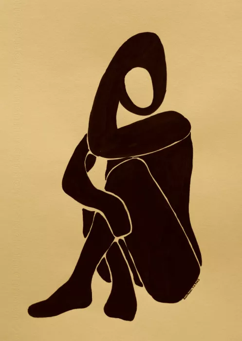 ch, Santhosh: Figure contemplative