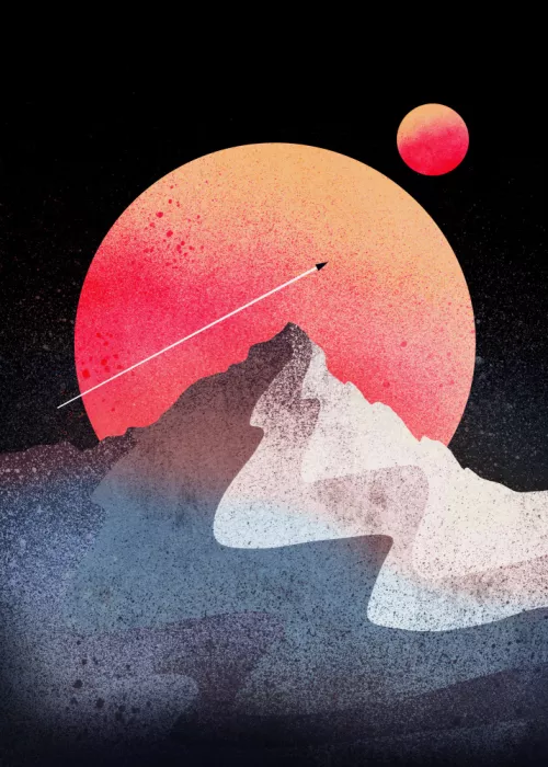 Wade, Stephen: The moon peak