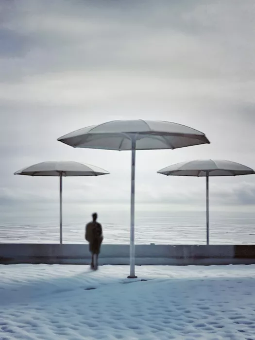 Weiwei: frozen waterfront