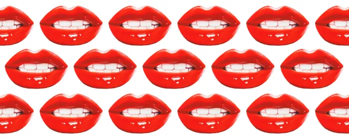 Costa, Vitor: Glossy Red Lips Pattern