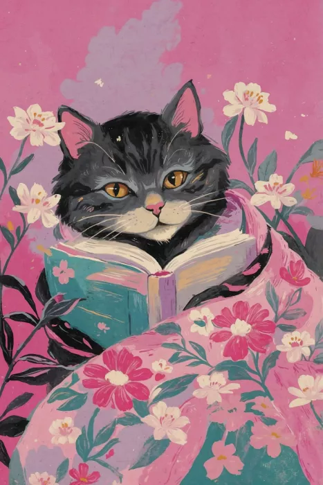 Concept, Art The: Cat With Book