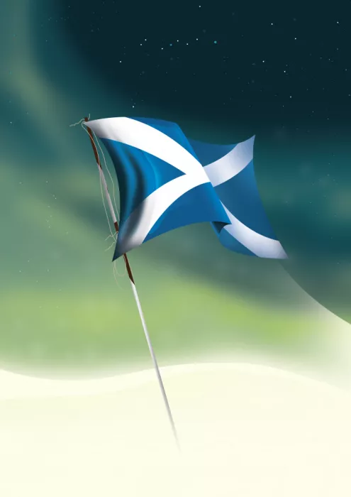 Nicholas: Drapeau écossais