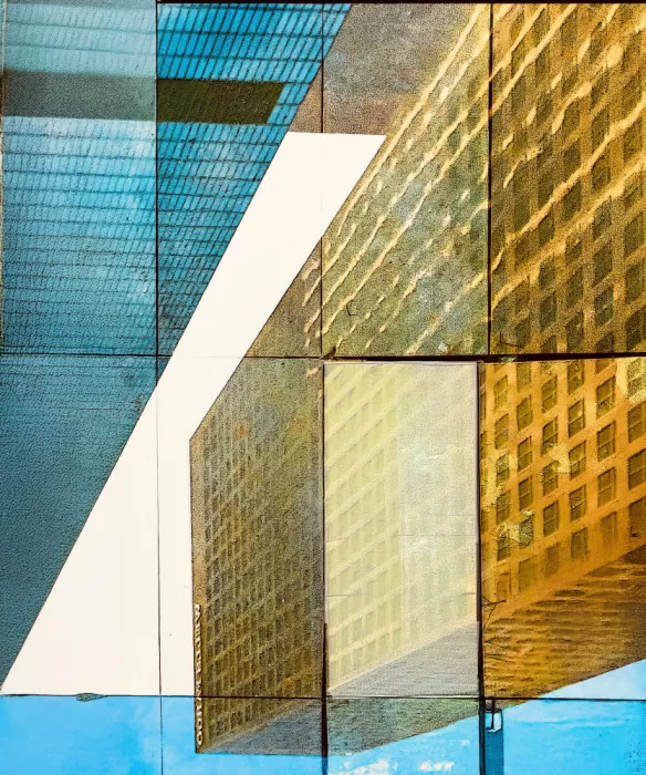 Orbach, Arnon: Reflection in glass - Los Angeles, California
