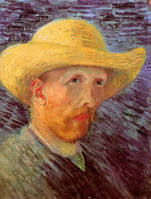 Gogh, Vincent van: Autoportrait au chapeau de paille