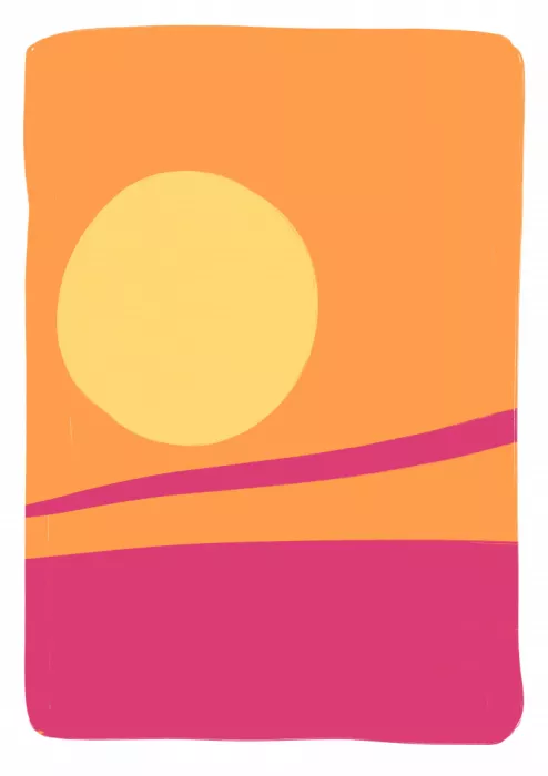 Fritsch, Athene: Éclat du coucher de soleil vibrant