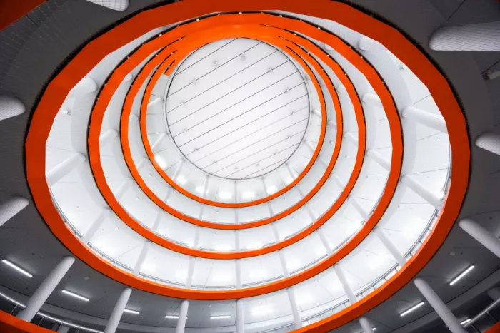 Loire, Hervé: Orange swirl