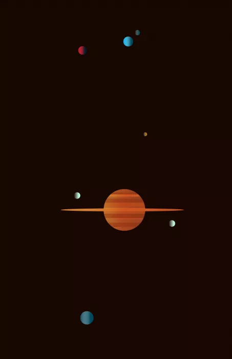 Nicholas: Art spatial Saturne