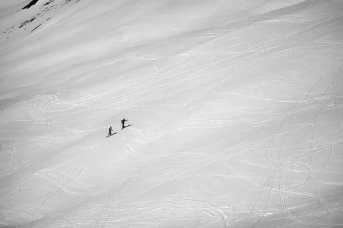 Grønkjær, Lotte: Skiing in the mountains