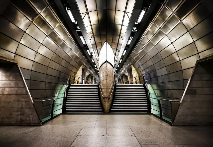 Orbach, Arnon: Westminster tube station - London UK