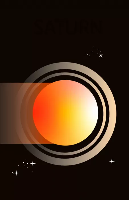 Nicholas: Art spatial de Saturne