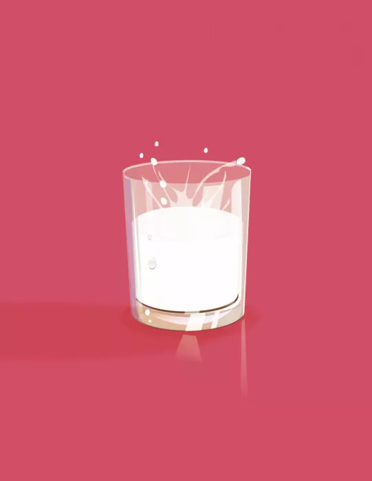 Nicholas: Verre de lait frais