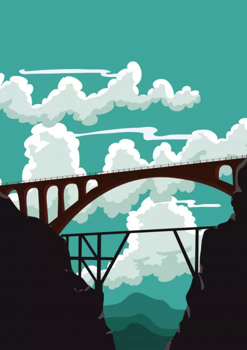 Nicholas: Veresk-Brücke Iran
