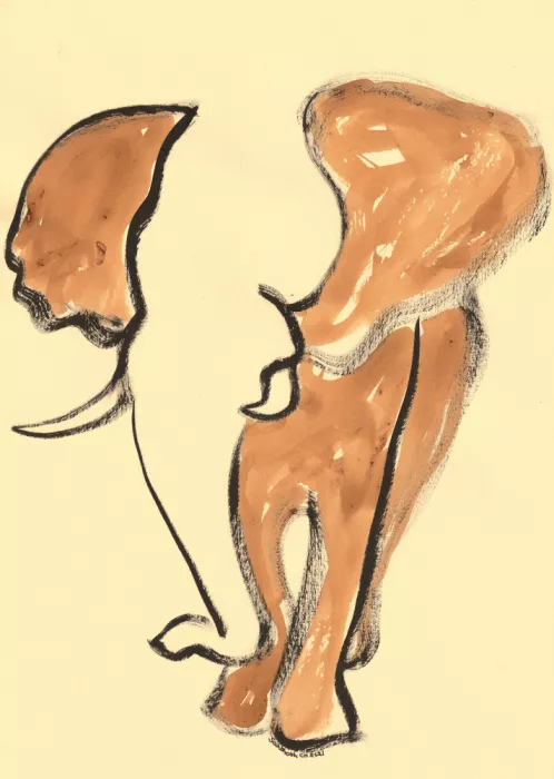 ch, Santhosh: Danse totémique abstraite