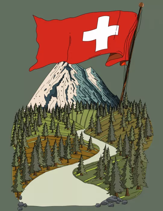 Nicholas: Vue alpine suisse
