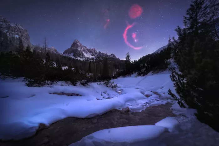 Morávek, Martin: Night Sky in Dolomites