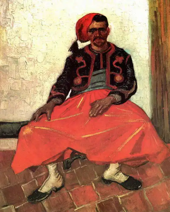 Gogh, Vincent van: Sitting Zuáv