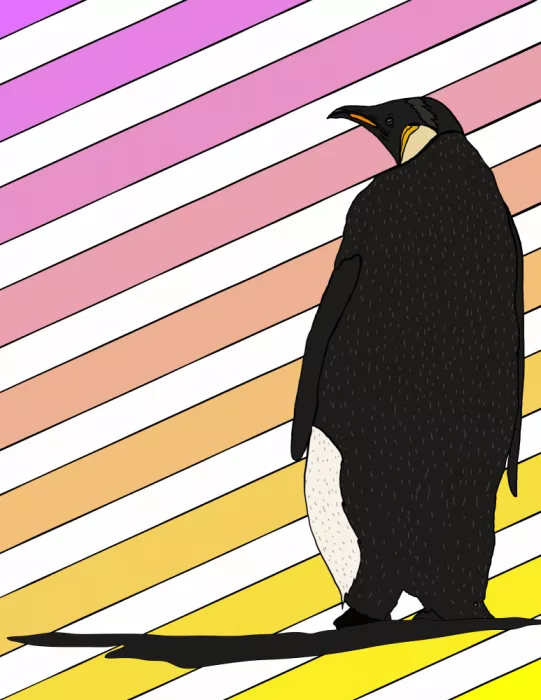 Nicholas: Un pingouin vibrant