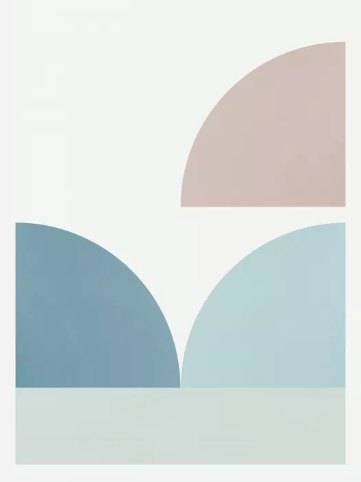 Dean, Little: Formes géométriques dans des tons pastel sourds