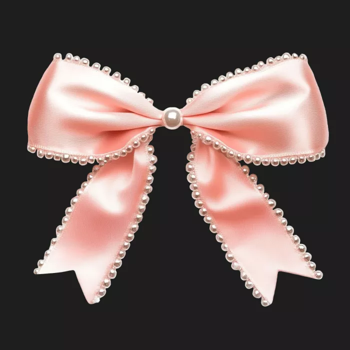Barsrsind, Marika: Elegante fiocco in raso rosa