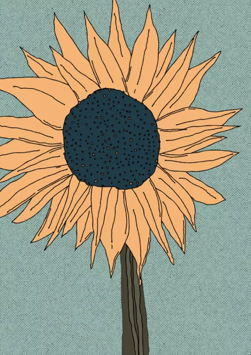 Nicholas: Tournesol stylisé