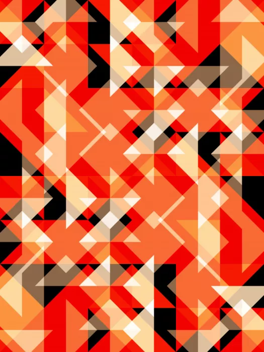 Strnad, Petr: Crimson Geometric Shapes