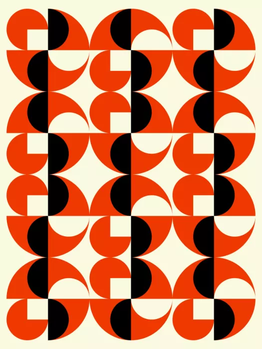 Strnad, Petr: Geometric Abstract Design with a Repetitive Pattern