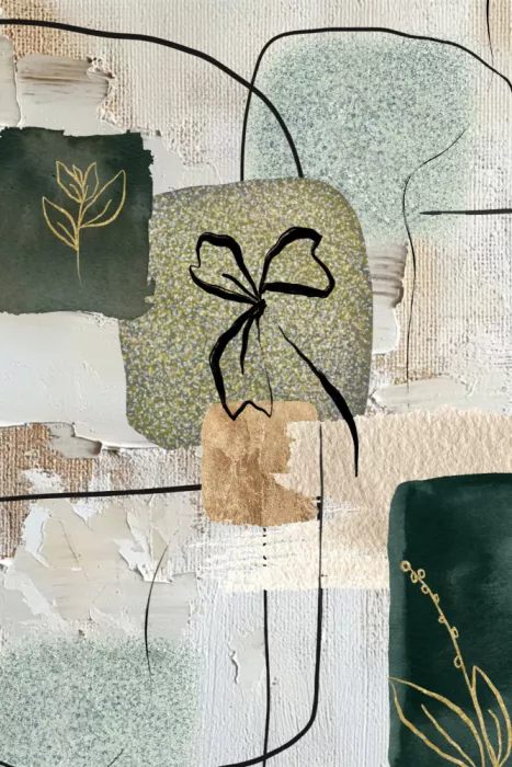 Moss, Ann Sally: Geometric Greens-2