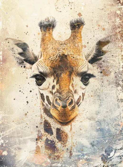 Kulik, Rafal: Girafe Illustration Artistique 04