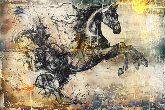 Kulik, Rafal: Cheval Art Animalier Illustration 02
