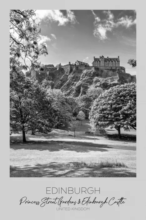 Viola, Melanie: Hrad a Princes Street Gardens