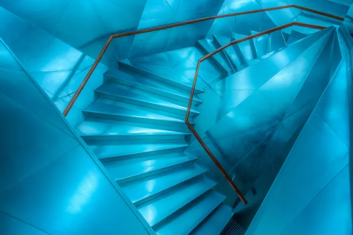 Martinez, Hernandez Carlos: Blue stairs