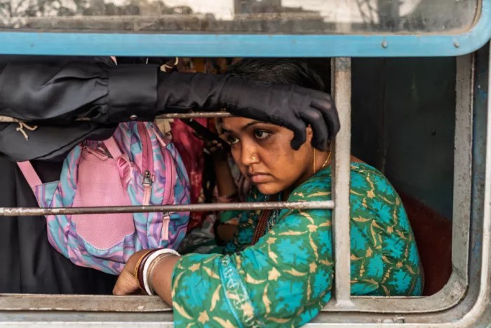 Spector, Corinne: The train to Calcutta