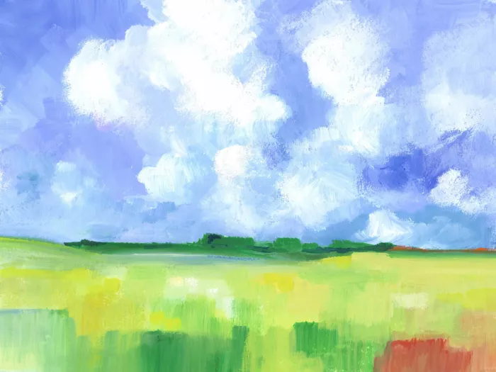 Brent, Isabelle: Paysage abstrait 03