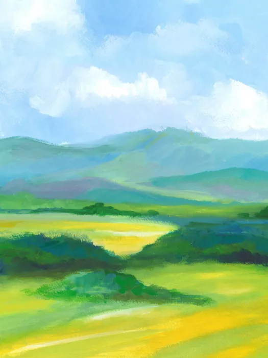 Brent, Isabelle: Paesaggio astratto 04