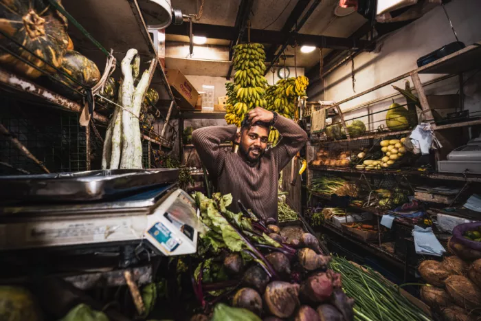Tagliarino, Marco: Le marchand de légumes cinghalais