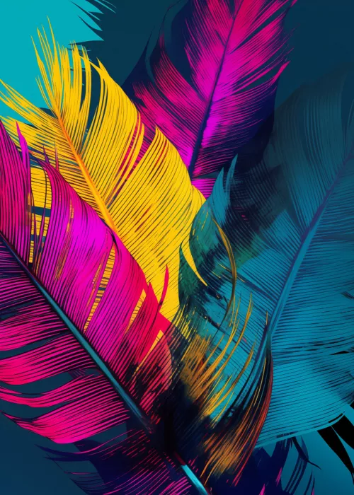 Magnusson, Andreas: Feathers Pop Art