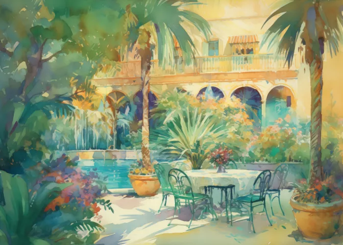 Magnusson, Andreas: Jardin méditerranéen