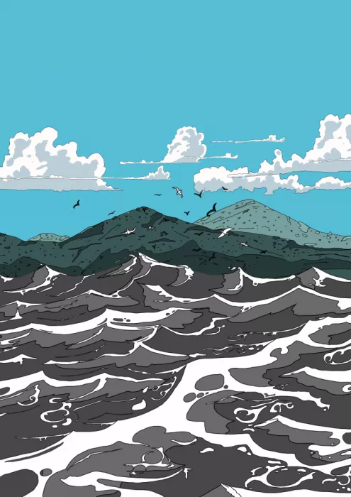 Nicholas: Vagues océanes