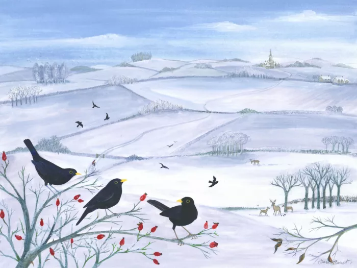 Brent, Isabelle: Merles noirs en hiver